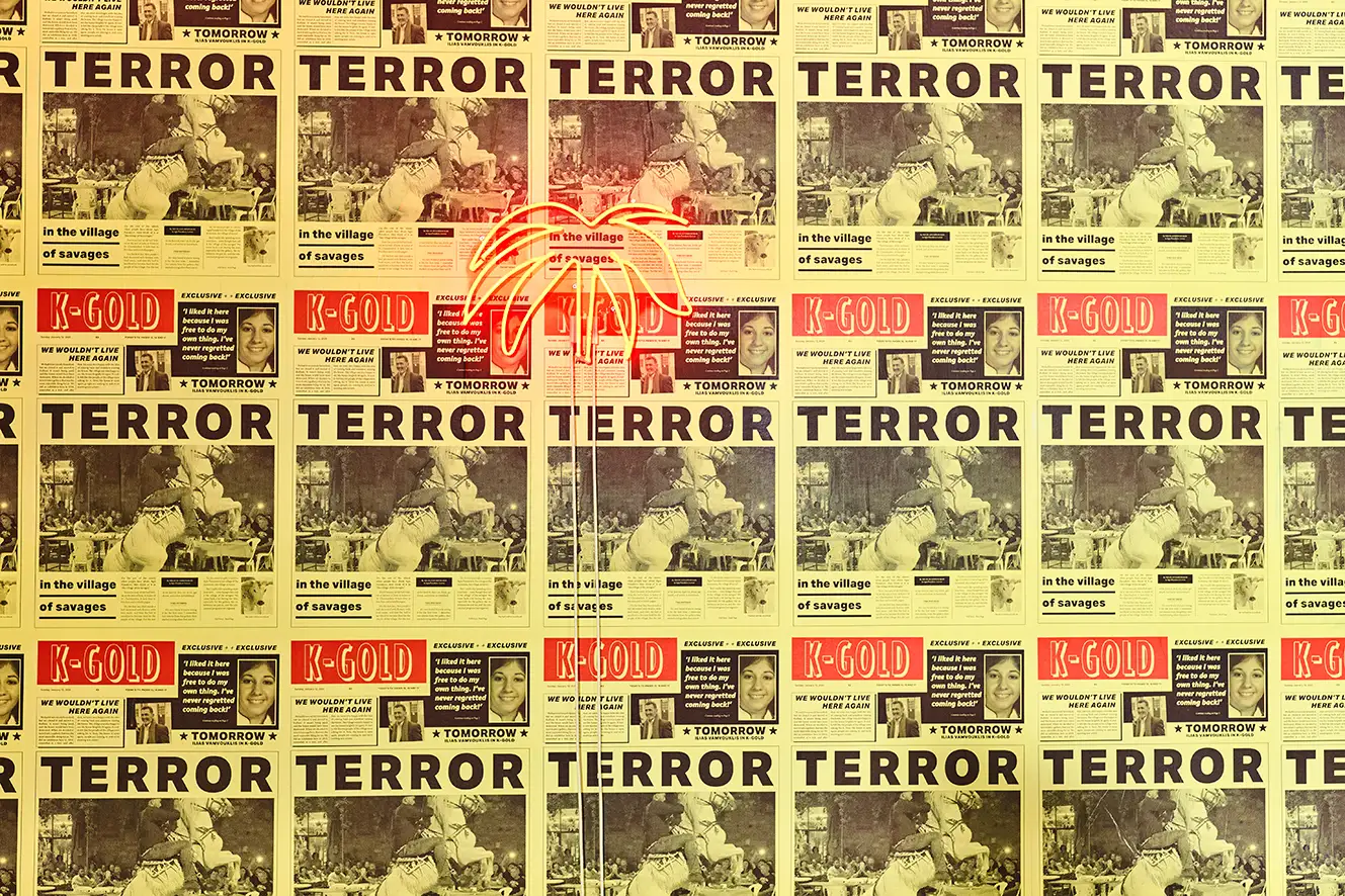 Blue Moon solo show, K-Gold Temporary Gallery Lesvos, 12 July - 31 August 2025. Curated by Nicolas Vamvouklis. Photography by Studio Panos. 